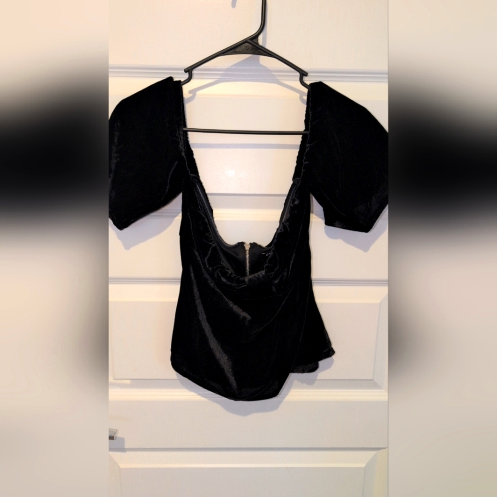 Elegant Black Women's Top